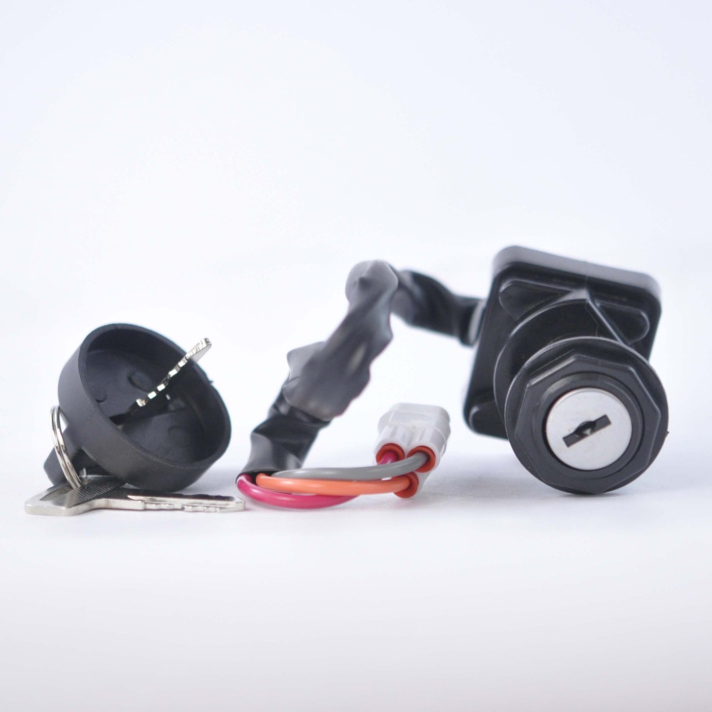 3-Position Ignition Key Switch for Arctic Cat DVX400, Kawasaki KFX400, Suzuki LTZ400 – CDI Ignition Module Replacement