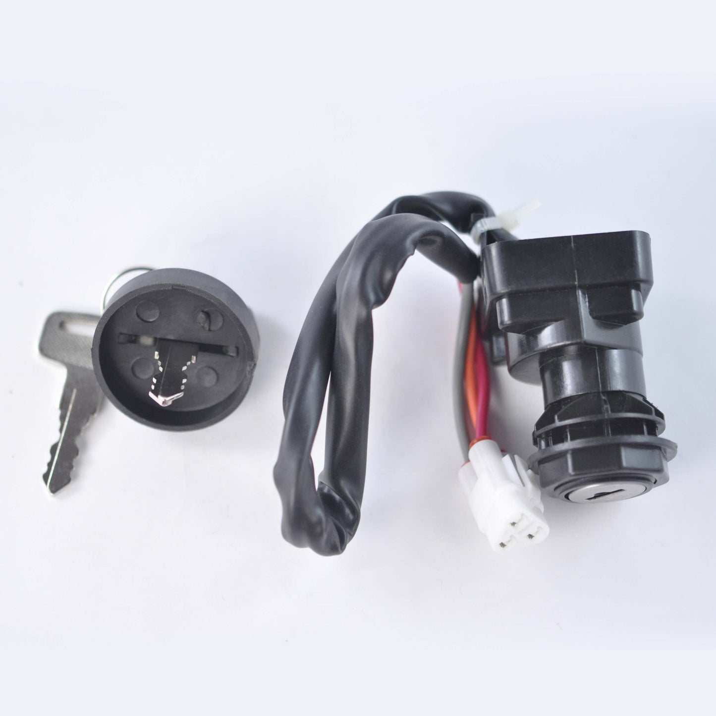 3-Position Ignition Key Switch for Arctic Cat DVX400, Kawasaki KFX400, Suzuki LTZ400 – CDI Ignition Module Replacement