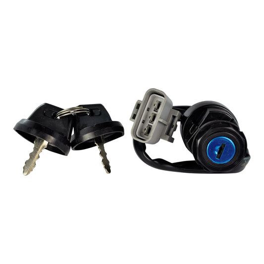 2-Position Ignition Key Switch for Yamaha Big Bear 400, Grizzly 350, 660, 700 – CDI Ignition Module Replacement