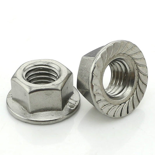Flange Nuts 5mm AF8 P0.8 Pack of 25