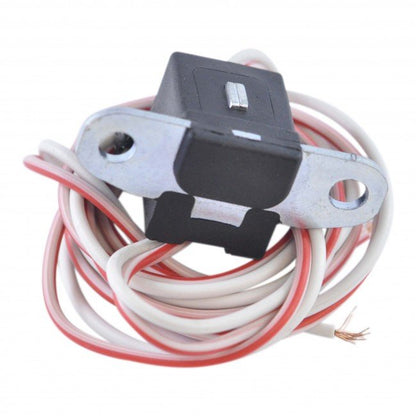 black pickup coil with metal mounting bracket and red white wires for Hawkeye Sportsman 4x4 ATV