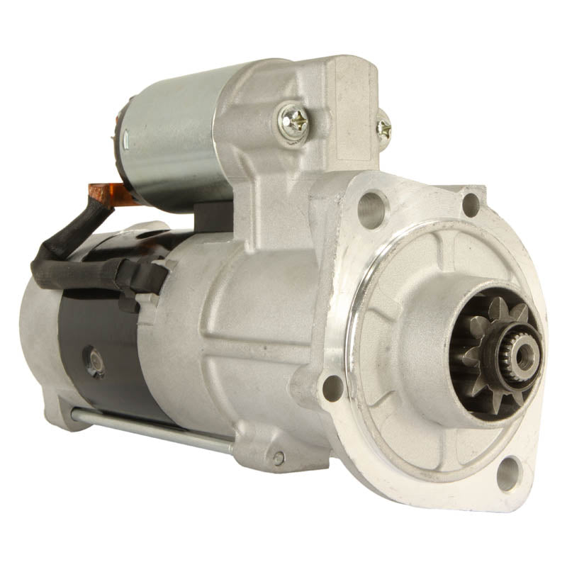 Starter Motor For for Kubota: PLGR; 24-Volt; CW; 9-Tooth