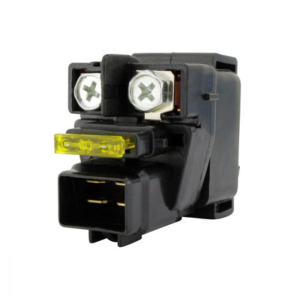 Black solenoid with fuse and screw terminals for Suzuki ATV LTZ 400 Quadsport Z400