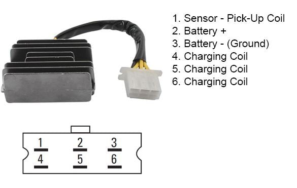 Regulator Rectifier for Kawasaki GPz550 1982-1983