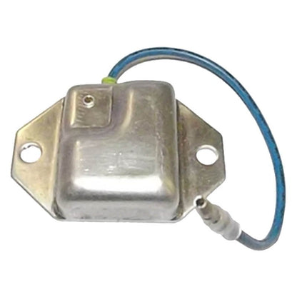 Yamaha ATV and snowmobile regulator rectifier with metal casing and blue wire connector